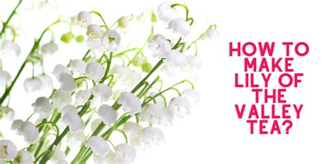 lily of the valley tea meaning.